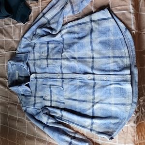 Blue Womens Soft Flannel